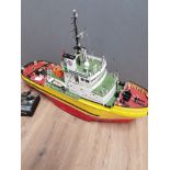 REMOTE CONTROL LARGE MODEL OF A YORKSHIREMAN TOWING BOAT