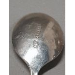 SET OF SIX SILVER COFFEE SPOONS BIRMINGHAM 1936 WEIGHT 44G