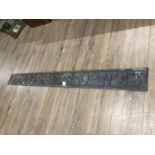 OLD METAL L T ASSEMBLY SHOP NUMBER 43 SIGN 175CM LONG