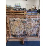MAP OF THE WORLD WALL HANGING