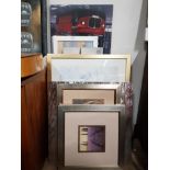 A SUBSTANTIAL AMOUNT OF PICTURES AND PRINTS