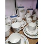 137 PIECES ROYAL DOULTON TEA CHINA AND DINNERWARE ALL IN THE PASTORALE PATTERN