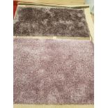 2 MODERN SHAG PILE RUGS