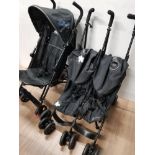 BABY START PUSH CHAIR AND HELLO WORLD TWIN BUGGY