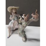 LLADRO FIGURE 6140 SPRINGTIME FRIENDS SAS