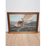 AFTER CHARLES NAPIER HEMY CHROMOLITOGRAPHIC PRINT PUBLISHED BY THE BRITISH ART COMPANY NEW BOND