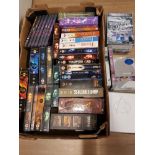 SUBSTANTIAL AMOUNT OF DVD BOX SETS INCLUDES STAR TREK AND INDIANA JONES