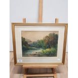 SIGNED SCOTT WOOD 1925 WATERCOLOUR OF BELLINGHAM