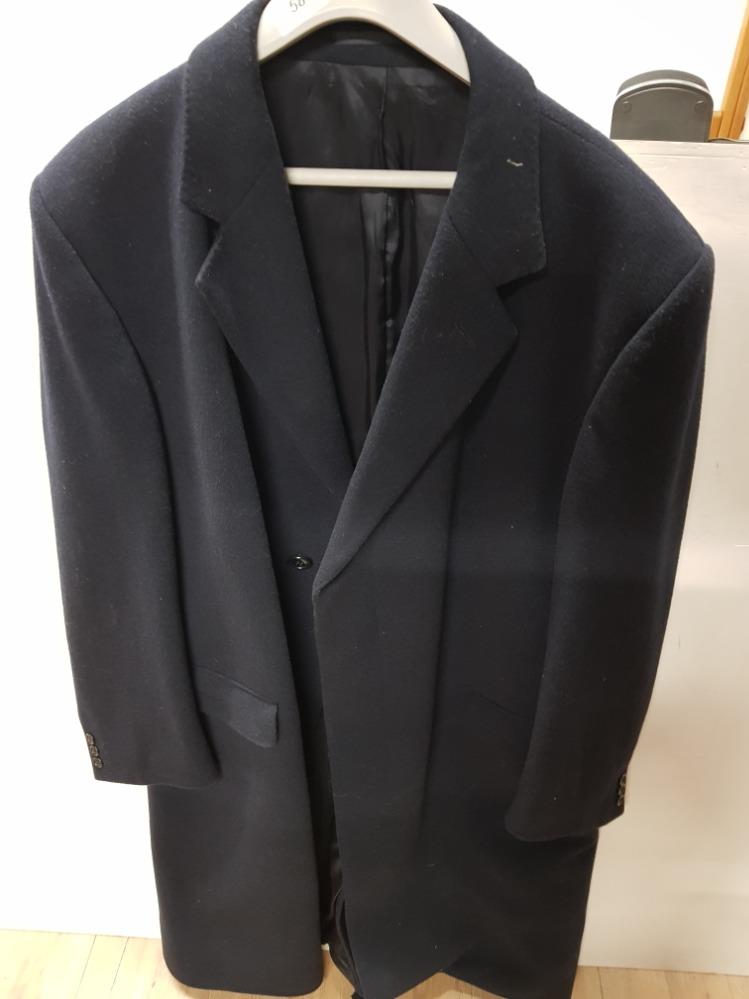 GENTS WOOL AND CASHMERE OVERCOAT 112CM