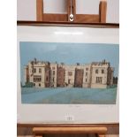 FORD CASTLE PRINT SIGNED BY D N BELILIRS 81