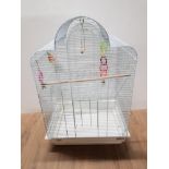METAL DOME TOPPED BIRD CAGE HEIGHT 69CM