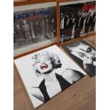 RESERVOIR DOGS AND QUADROPHENIA PRINTS AND 2 CANVASES
