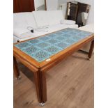 VINTAGE TILED TOPPED COFFEE TABLE