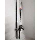 RON THOMPSON BOAT ROD AND SPIN ROD WITH MULTIPLIER AND FISHING REEL