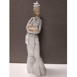 LLADRO FIGURE 4893 A WALK WITH THE DOG