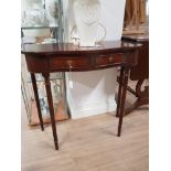 MAHOGANY SINGLE DRAWER CONSOLE TABLE BY CHAPMAN'S SIESTA