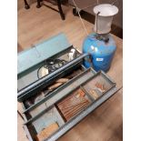 TOOL BOX AND CONTENTS AND GAS LAMP