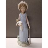 LLADRO FIGURE 5045 BELINDA WITH HER DOLL