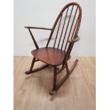 VINTAGE ERCOL ROCKING CHAIR