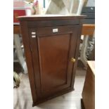 ANTIQUE OAK CORNER CABINET