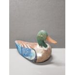 LARGE VINTAGE MEDITERRANEAN DECOY DUCK