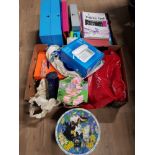 2 BOXES OF MISCELLANEOUS INC PUKKA PADS STUART CRYSTAL ETC