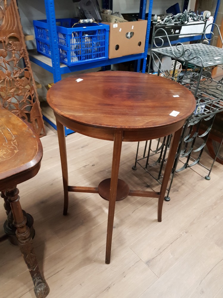 ANTIQUE MAHOGANY PLANT STAND