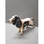 CAST METAL SPANIEL DOG FIGURINE