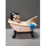 MODERN BETTY BOOP FIGURINE IN THE BATH