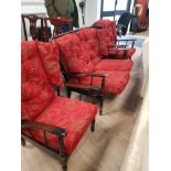 ERCOL STYLE 3 PIECE LOUNGE SUITE