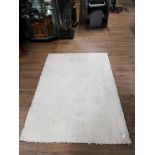 CREAM RUG 170CM X 120CM