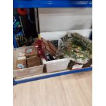 3 BOXES INC CHRISTMAS DECORATIONS CARDS AND GIFT BAGS