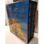 2 PIECE HARDBACK BOOK SET THE ART OF FLORENCE