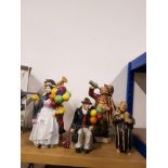 5 FIGURES INC THE BALLOON SELLERS FROM THE LEONARDO COLLECTION 2 GERMAN FRIEDEL GERMAN FIGURES ETC