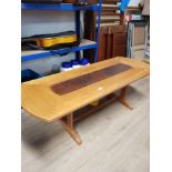 G PLAN COFFEE TABLE WITH INLAID CENTRE