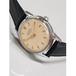 VINTAGE JUNGHANS AUTOMATIC 28 JEWEL WRISTWATCH WITH LEATHER STRAPS