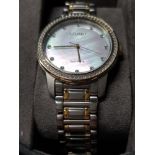 BOXED CITIZEN WRISTWATCH WITH MOTHER OF PEARL FACE
