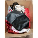 2 BOXES OF ASSORTED HANDBAGS