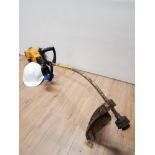 MCCULLOCH PETROL GARDEN STRIMMER WITH HARD HAT AND EAR PROTECTORS