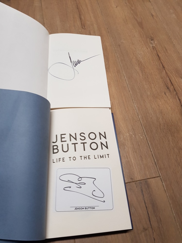 2 SIGNED AUTOBIOGRAPHY BOOKS BY JENSON BUTTON AND JASON DANOVA - Image 2 of 2
