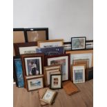 A SUBSTANTIAL AMOUNT OF PICTURES AND PRINTS