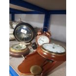 4 ASSORTED CLOCKS