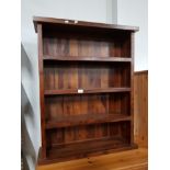 4 SHELVED MANGO WOOD BOOK CASE