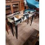 MODERN MIRRORED HALL TABLE