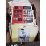 A BOX CONTAINING ASSORTED LP RECORDS