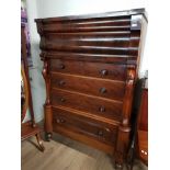 LATE VICTORIAN MAHOGANY VENEER SCOTCH CHEST FANTASTIC CONDITION