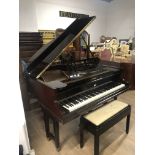 STEINBERG OF BERLIN BABY GRAND PIANO SEVEN OCTAVES RETAILED THROUGH HARRODS OF LONDON CIRCA 1930