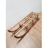 WOODEN SNOW SLEDGE