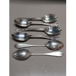 SET OF 6 HALLMARKED TEA SPOONS SHEFFIELD 1928 MAKERS J D AND S 69G