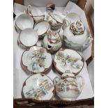 31 PIECES OF ORIENTAL STYLE TEA CHINA
